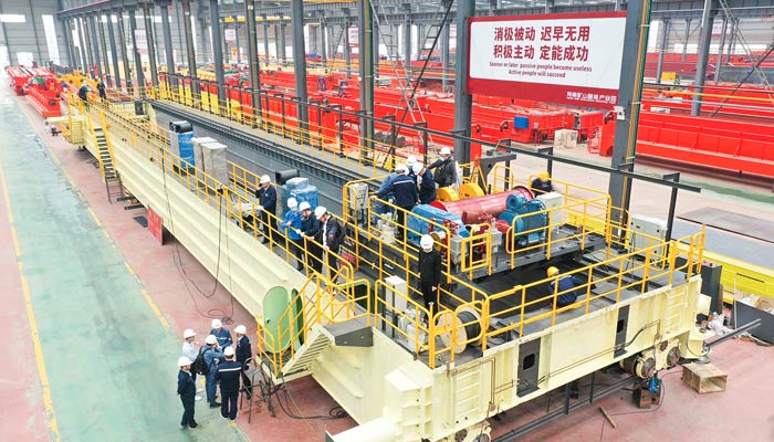Кран Чжаньцзян Baosteel производства шахты Хэнань снова прошел экспертизу!
